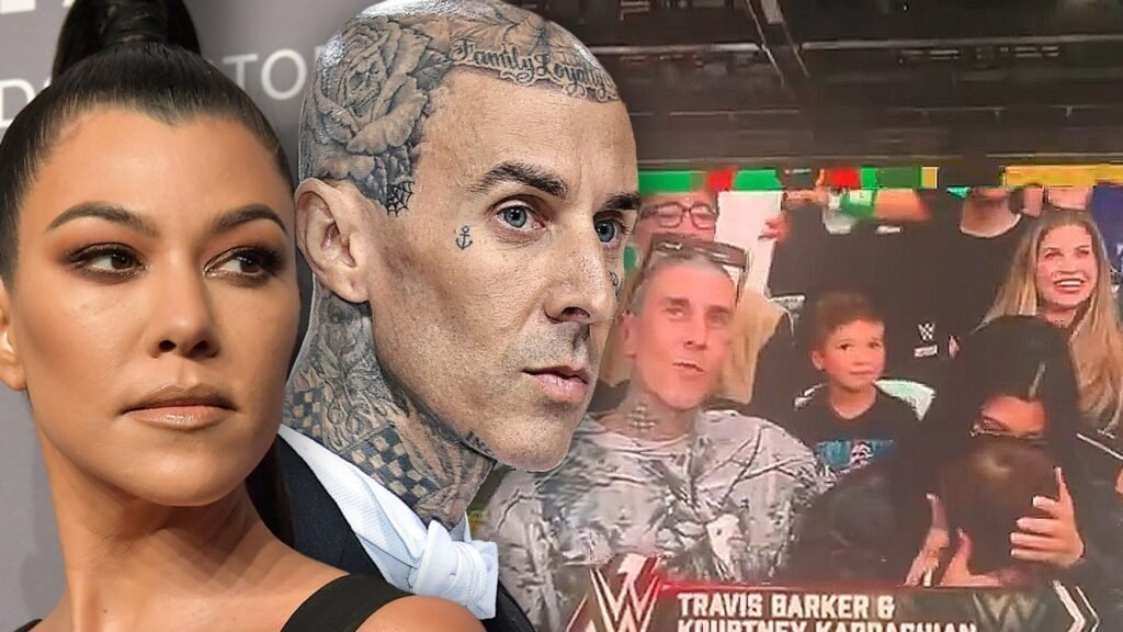 Kourtney Kardashian and Travis Barker Booed By WWE Fans
