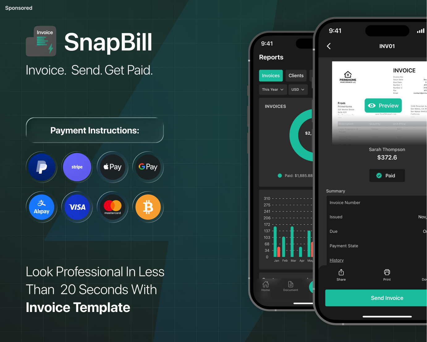 Snapbill Invoice Template