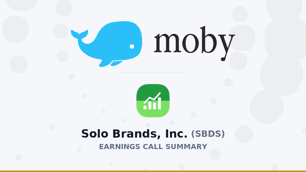 Solo Brands, Inc. Q4 2025 Earnings Call Summary Solo Brands, Inc. Q4 2025 Earnings Call Summary